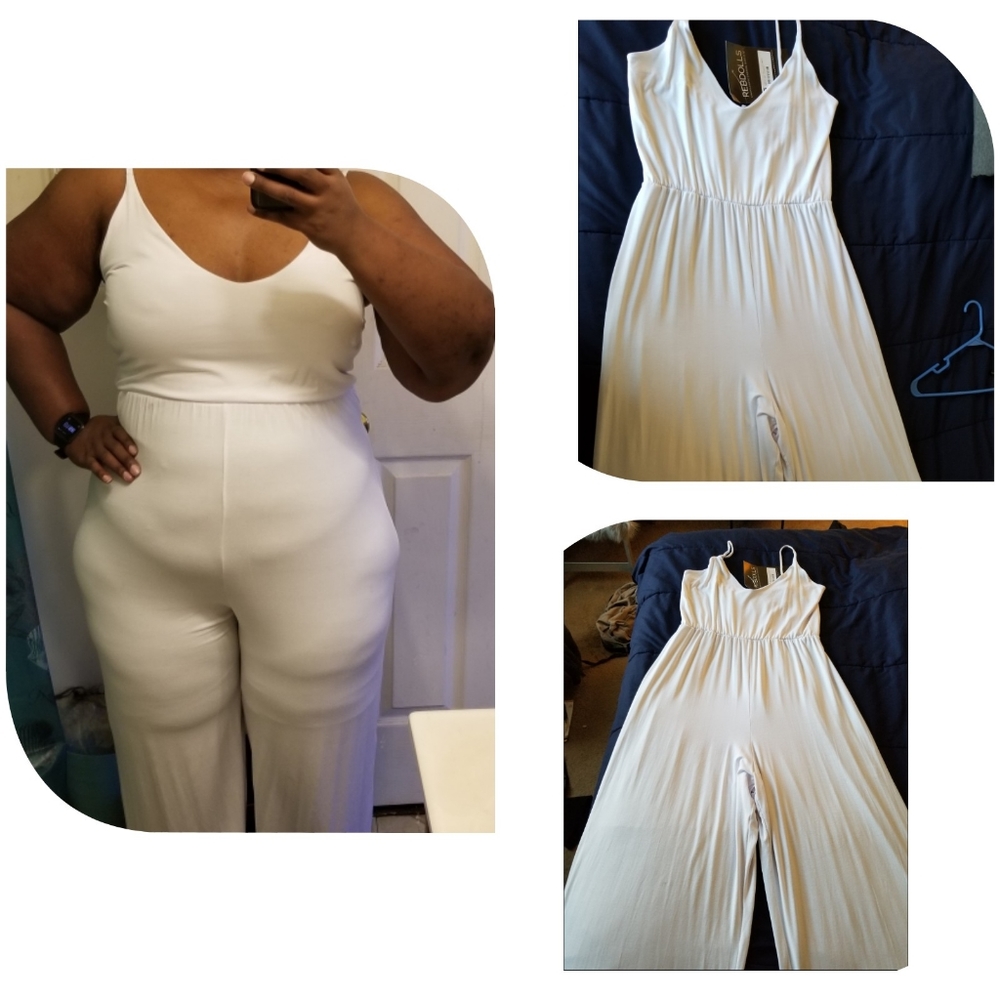 White tank jumpsuit